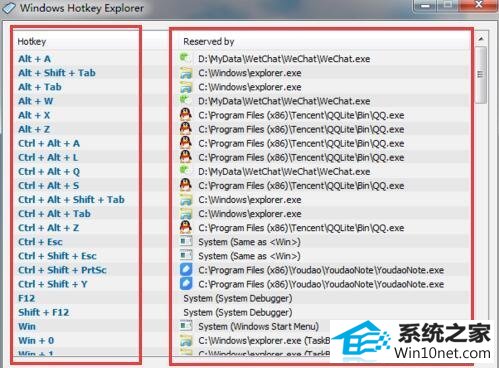 win10系统热键被占用的图文步骤