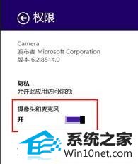 开启“摄像头和麦克风” win10系统笔记本打开摄像头提示“摄像头被占用”的图文步骤
