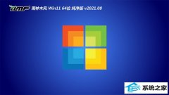 雨林木风Win11 2021.08 64位 稳定纯净版