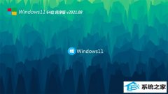 系统之家Win11 2021.08 64位 经典纯净版