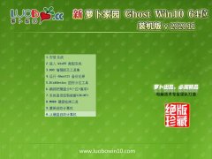 萝卜家园Win10 大神装机版 2020.11(64位)