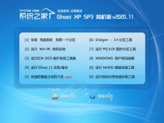 系统之家WinXP 清爽装机版 2020.11
